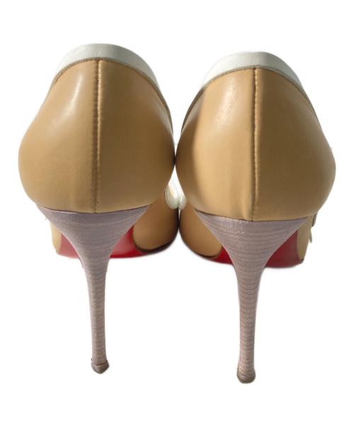 Christian Louboutin（クリスチャン・ルブタン）Christian Louboutin (クリスチャン・ルブタン) DELIO 85 COBRA ベージュ サイズ:35の古着・服飾アイテム