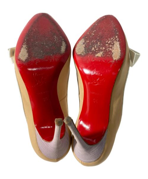 Christian Louboutin（クリスチャン・ルブタン）Christian Louboutin (クリスチャン・ルブタン) DELIO 85 COBRA ベージュ サイズ:35の古着・服飾アイテム