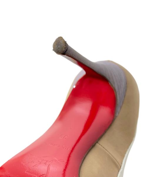 Christian Louboutin（クリスチャン・ルブタン）Christian Louboutin (クリスチャン・ルブタン) DELIO 85 COBRA ベージュ サイズ:35の古着・服飾アイテム