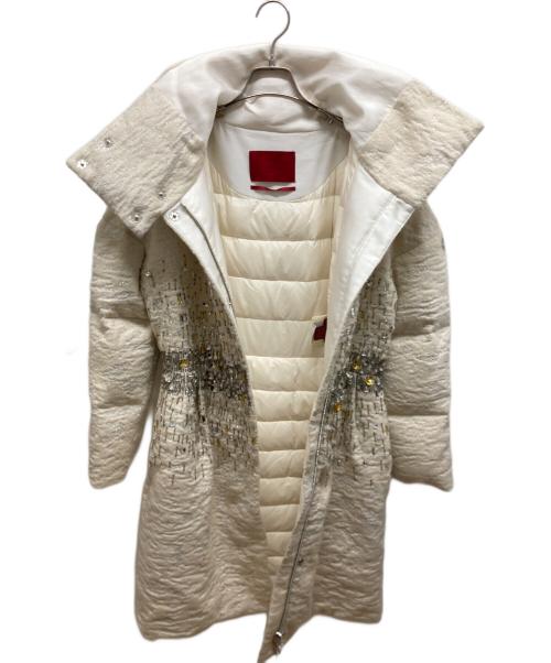 MONCLER GAMME ROUGE（モンクレール ガム ルージュ）MONCLER GAMME ROUGE (モンクレール ガム ルージュ) ROBERTAダウンコート　321934738950 ホワイト サイズ:2の古着・服飾アイテム