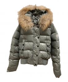 MONCLER（モンクレール）の古着「ALPINダウンジャケット　220934532925」｜グリーン