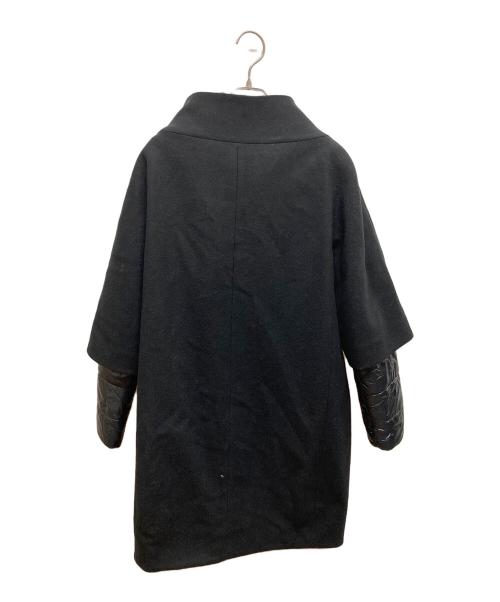 HERNO（ヘルノ）HERNO (ヘルノ) 異素材ダウンコート 41575-5-39601-9300 ブラック サイズ:42の古着・服飾アイテム