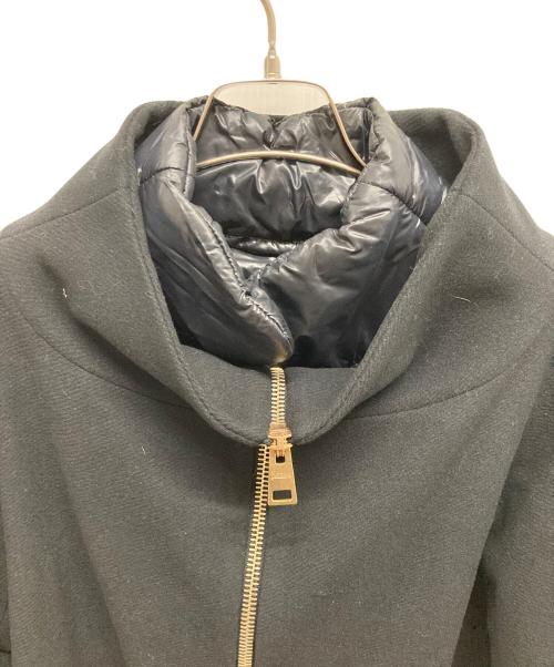 HERNO（ヘルノ）HERNO (ヘルノ) 異素材ダウンコート 41575-5-39601-9300 ブラック サイズ:42の古着・服飾アイテム