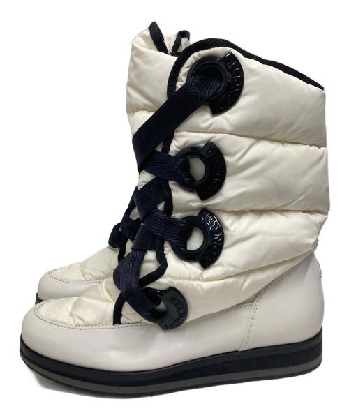 MONCLER（モンクレール）MONCLER (モンクレール) ブーツ ベージュ サイズ:38の古着・服飾アイテム