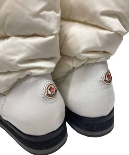 MONCLER（モンクレール）MONCLER (モンクレール) ブーツ ベージュ サイズ:38の古着・服飾アイテム