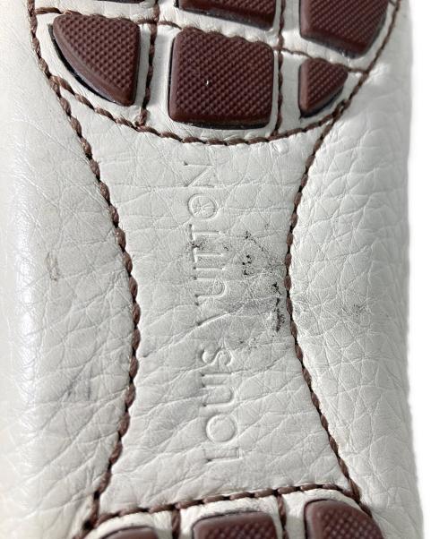 LOUIS VUITTON（ルイ ヴィトン）LOUIS VUITTON (ルイ ヴィトン) モンテカルロドライビングシューズ ホワイト サイズ:37　1/2の古着・服飾アイテム