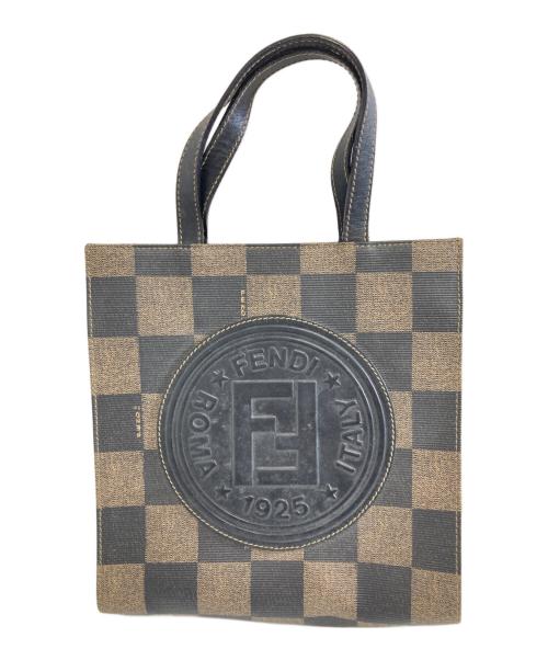 FENDI（フェンディ）FENDI (フェンディ) ペカンハンドバッグ ブラウンの古着・服飾アイテム