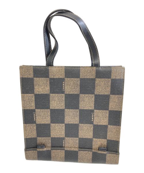 FENDI（フェンディ）FENDI (フェンディ) ペカンハンドバッグ ブラウンの古着・服飾アイテム