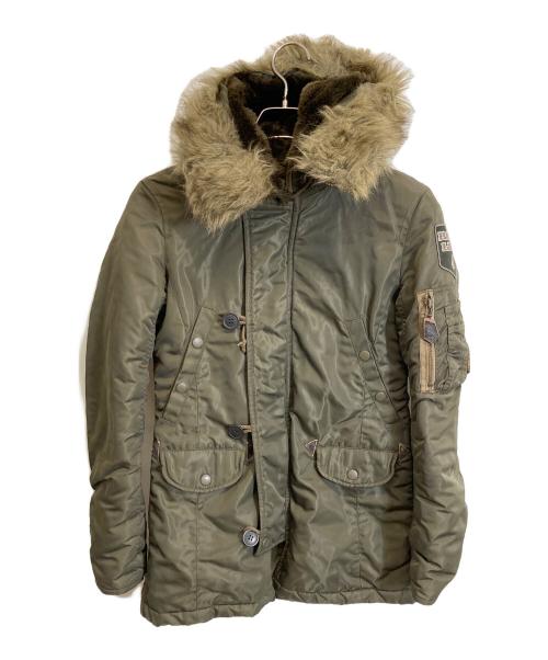 hysterics（ヒステリックス）hysterics (ヒステリックス) モッズコート 2AC-8010 オリーブ サイズ:FREEの古着・服飾アイテム