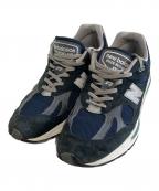 NEW BALANCEニューバランス）の古着「ローカットスニーカー」｜ネイビー