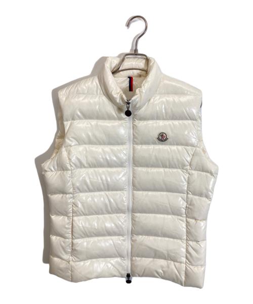MONCLER（モンクレール）MONCLER (モンクレール) GHANYダウンベスト ホワイト サイズ:3の古着・服飾アイテム