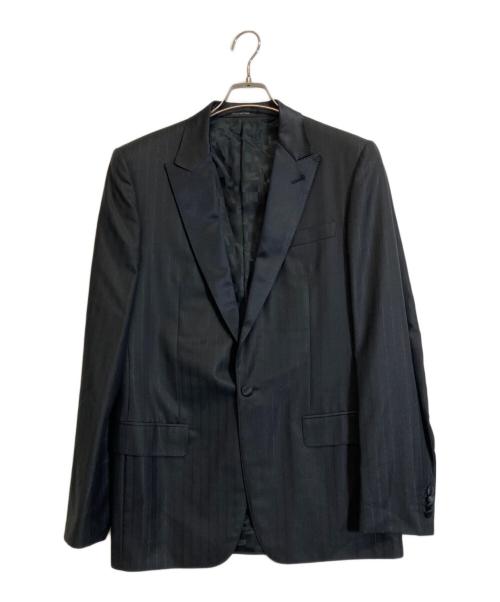 LOUIS VUITTON（ルイ ヴィトン）LOUIS VUITTON (ルイ ヴィトン) タキシードセットアップスーツ ブラック サイズ:SIZE 50(ウエスト80cm、股下80cm）の古着・服飾アイテム