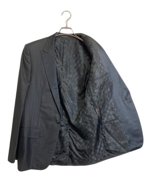 LOUIS VUITTON（ルイ ヴィトン）LOUIS VUITTON (ルイ ヴィトン) タキシードセットアップスーツ ブラック サイズ:SIZE 50(ウエスト80cm、股下80cm）の古着・服飾アイテム