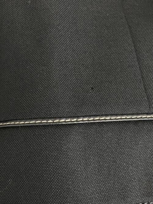 HERMES（エルメス）HERMES (エルメス) レザートリミングピークドラペルジャケット ブラック サイズ:50の古着・服飾アイテム