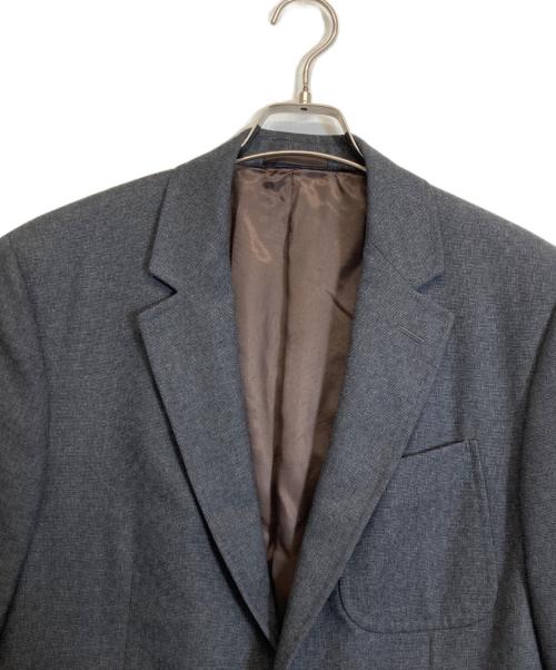LOUIS VUITTON（ルイ ヴィトン）LOUIS VUITTON (ルイ ヴィトン) ダミエ柄LVボタンテーラードジャケット グレー サイズ:52の古着・服飾アイテム