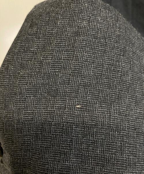 LOUIS VUITTON（ルイ ヴィトン）LOUIS VUITTON (ルイ ヴィトン) ダミエ柄LVボタンテーラードジャケット グレー サイズ:52の古着・服飾アイテム