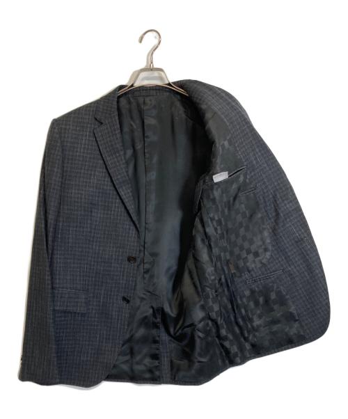LOUIS VUITTON（ルイ ヴィトン）LOUIS VUITTON (ルイ ヴィトン) セットアップスーツ グレー サイズ:SIZE 50（ウエスト83、股下78㎝)の古着・服飾アイテム