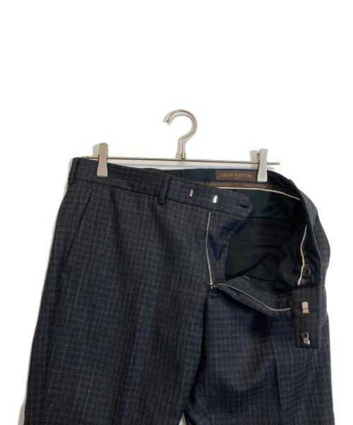 LOUIS VUITTON（ルイ ヴィトン）LOUIS VUITTON (ルイ ヴィトン) セットアップスーツ グレー サイズ:SIZE 50（ウエスト83、股下78㎝)の古着・服飾アイテム