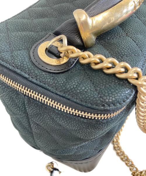 CHANEL（シャネル）CHANEL (シャネル) バニティチェーンショルダーバッグ ブラックの古着・服飾アイテム