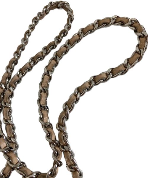 CHANEL（シャネル）CHANEL (シャネル) マトラッセチェーンショルダーウォレット ベージュの古着・服飾アイテム
