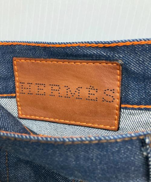 HERMES（エルメス）HERMES (エルメス) セリエボタンセルビッチデニムパンツ インディゴ サイズ:42の古着・服飾アイテム