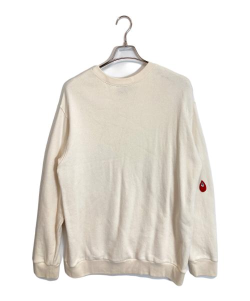 GUCCI（グッチ）GUCCI (グッチ) SPIRITISMOロゴスウェット ベージュ サイズ:Mの古着・服飾アイテム