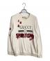GUCCI（グッチ）の古着「SPIRITISMOロゴスウェット」｜ベージュ