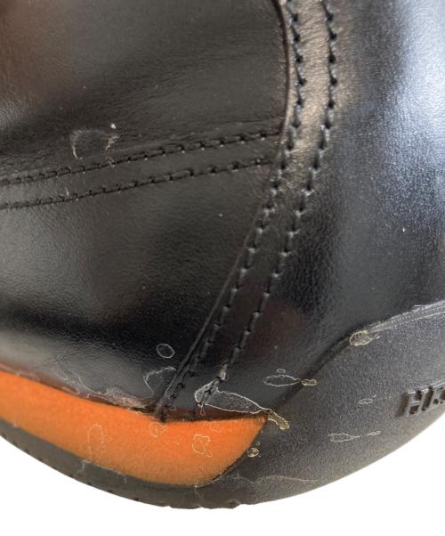 HERMES（エルメス）HERMES (エルメス) クイックレザースニーカー ブラック サイズ:42の古着・服飾アイテム