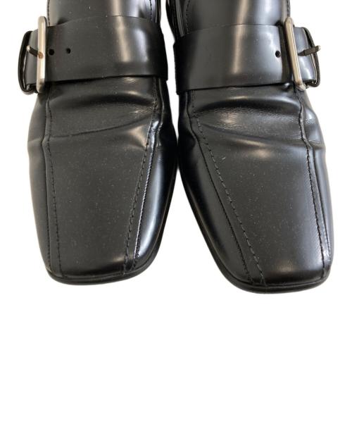 PRADA（プラダ）PRADA (プラダ) レザーシューズ ブラック サイズ:8の古着・服飾アイテム