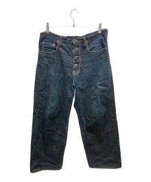 SUGARHILL（シュガーヒル）の古着「シンチバックボタンフライデニムパンツ」｜インディゴ