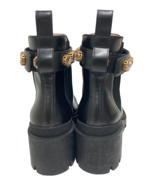 GUCCI（グッチ）GUCCI (グッチ) GGマーモントサイドゴアブーツ　550036 ブラック サイズ:36の古着・服飾アイテム