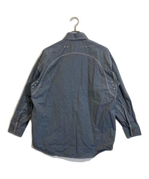 Vivienne Westwood man（ヴィヴィアン ウェストウッド マン）Vivienne Westwood man (ヴィヴィアン ウェストウッド マン) SADDLE SHIRT グレー サイズ:00の古着・服飾アイテム