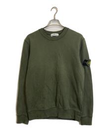 STONE ISLAND（ストーンアイランド）の古着「Cotton Round Neck Long Sleeves」｜オリーブ