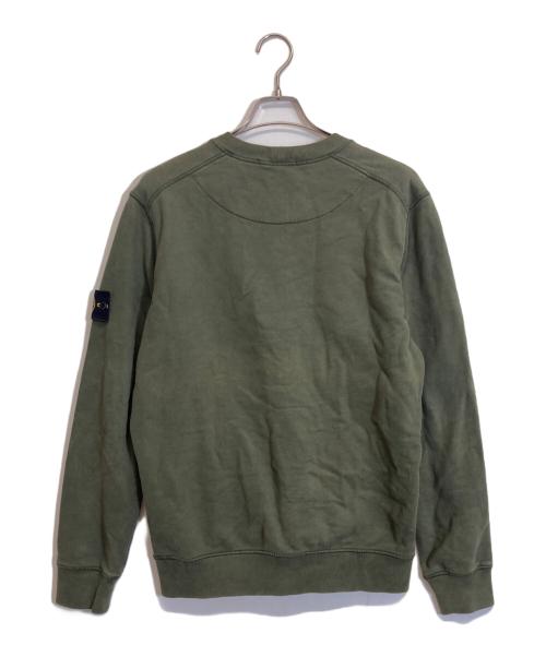 STONE ISLAND（ストーンアイランド）STONE ISLAND (ストーンアイランド) Cotton Round Neck Long Sleeves オリーブ サイズ:Mの古着・服飾アイテム