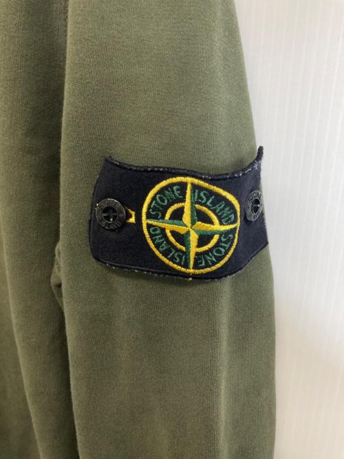 STONE ISLAND（ストーンアイランド）STONE ISLAND (ストーンアイランド) Cotton Round Neck Long Sleeves オリーブ サイズ:Mの古着・服飾アイテム