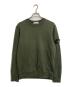 STONE ISLAND（ストーンアイランド）の古着「Cotton Round Neck Long Sleeves」｜オリーブ
