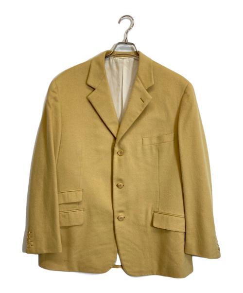 HERMES（エルメス）HERMES (エルメス) カシミヤジャケット イエロー サイズ:52の古着・服飾アイテム