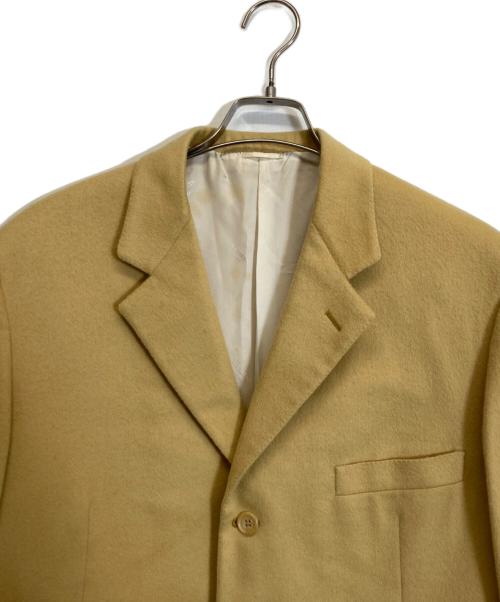 HERMES（エルメス）HERMES (エルメス) カシミヤジャケット イエロー サイズ:52の古着・服飾アイテム