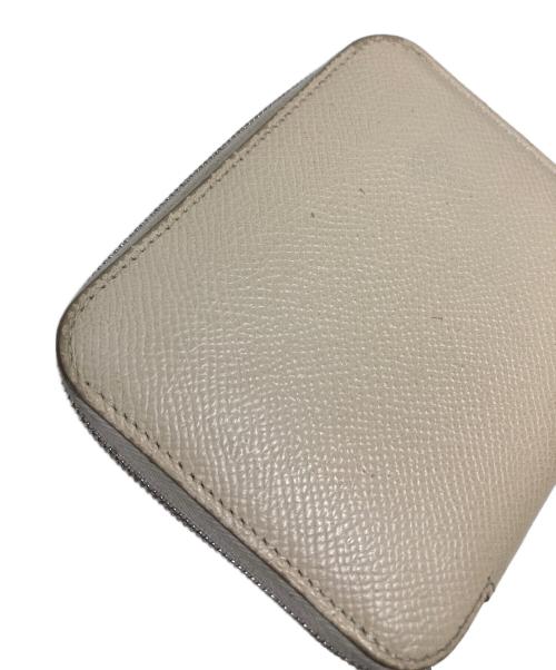 HERMES（エルメス）HERMES (エルメス) ラウンドジップコンパクトウォレット ホワイトの古着・服飾アイテム