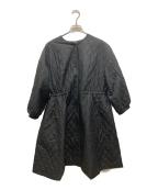 BEARDSLEYビアズリー）の古着「バルーン袖キルトコート BEZ1032508A0005」｜ブラック