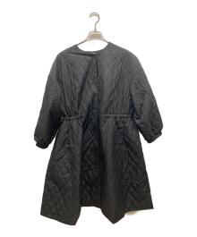 BEARDSLEY（ビアズリー）の古着「バルーン袖キルトコート BEZ1032508A0005」｜ブラック