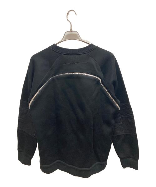 GIVENCHY（ジバンシィ）GIVENCHY (ジバンシィ) バックジップスウェット　16F 7211 682 ブラック サイズ:Lの古着・服飾アイテム