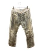 Yves Saint Laurentイヴサンローラン）の古着「転写デニムパンツ　227696YLM62」｜グレー