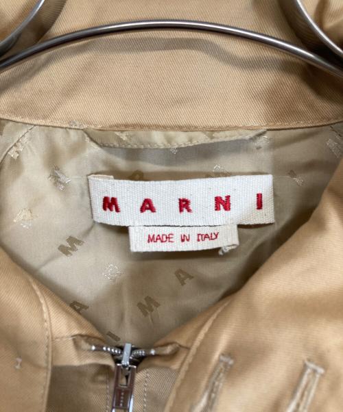 MARNI（マルニ）MARNI (マルニ) コットン ボンバージャケット ベージュ サイズ:48の古着・服飾アイテム