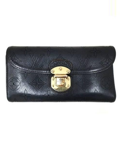 LOUIS VUITTON（ルイ ヴィトン）LOUIS VUITTON (ルイヴィトン) ポルトフォイユ・トレゾール ブラック サイズ:- モノグラムマヒナ M95968 TN4161の古着・服飾アイテム