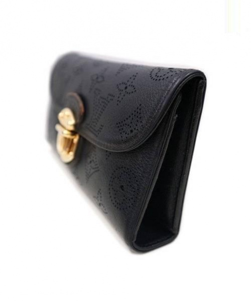 LOUIS VUITTON（ルイ ヴィトン）LOUIS VUITTON (ルイヴィトン) ポルトフォイユ・トレゾール ブラック サイズ:- モノグラムマヒナ M95968 TN4161の古着・服飾アイテム