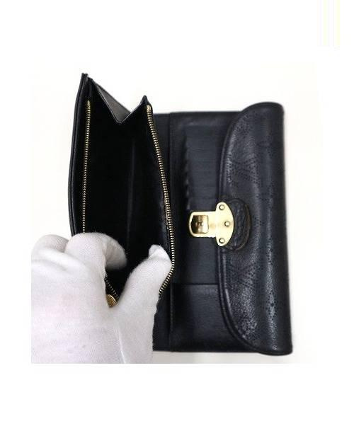 LOUIS VUITTON（ルイ ヴィトン）LOUIS VUITTON (ルイヴィトン) ポルトフォイユ・トレゾール ブラック サイズ:- モノグラムマヒナ M95968 TN4161の古着・服飾アイテム