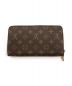 LOUIS VUITTON (ルイヴィトン) ラウンドファスナーウォレット ブラウン サイズ:- M60002：49800円