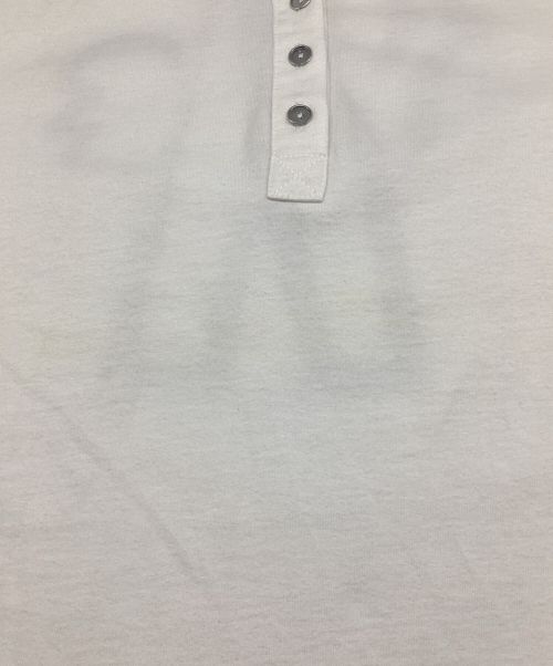 MONCLER（モンクレール）MONCLER (モンクレール) ポロシャツ　バイカラー　バックプリント ホワイト サイズ:Sの古着・服飾アイテム