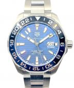 TAG Heuerタグ・ホイヤー）の古着「アクアレーサー キャリバー7 GMT REF.WAY201T.BA0927」｜ブルー